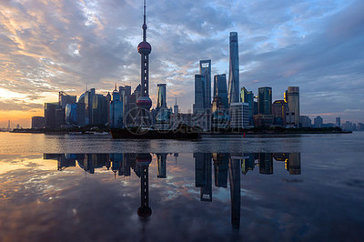 璀璨明珠 上海外滩城市夜景