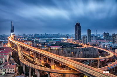 看不见的城市 一组上海的高空视角